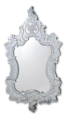 A Magnificent Artistic Mirror in Venetian Style, - Starožitnosti