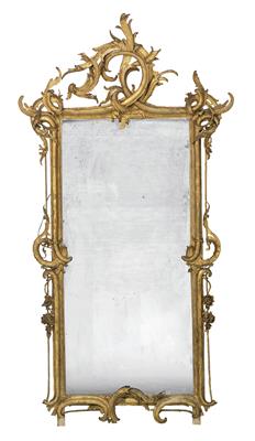 A Rococo Salon Mirror, - Antiquariato