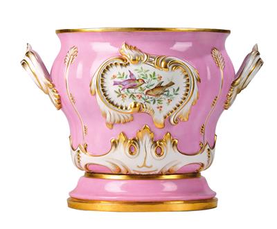 A Russian Cachepot for Flowers with Saucer, - Works of Art