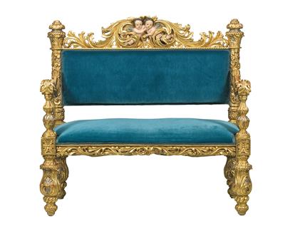 A Settee, - Antiquariato