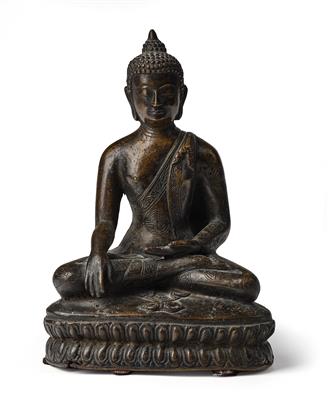 Buddha Shakyamuni, Tibet 18./19. Jh.; - Asiatika, Antiquitäten und Möbel