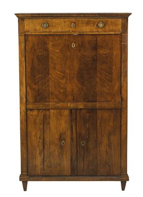 An early Biedermeier fall-front desk, - Asiatics, Works of Art and furniture