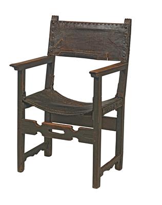 A provincial armchair, - Asiatics, Works of Art and furniture