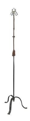 A Renaissance iron floor lamp, - Mobili