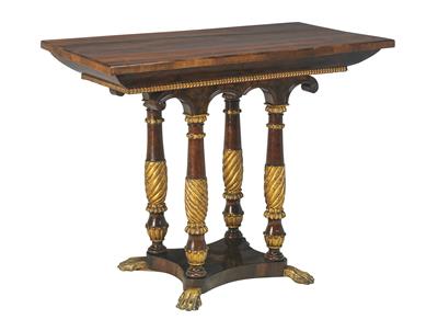 A Late Biedermeier table, - Nábytek