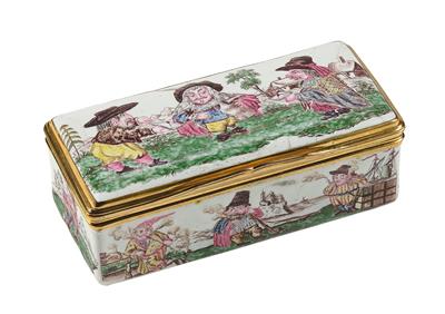 An Enamelled Snuff Box, - L’Art de Vivre