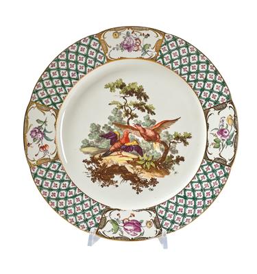 Plates with Flowers and Birds, - L’Art de Vivre