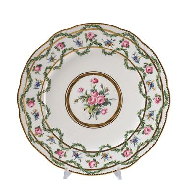 A Plate, probably from the Service for the Duke of Orléans, - L’Art de Vivre