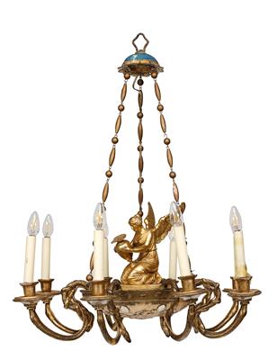 A Biedermeier Salon Chandelier, - Starožitnosti