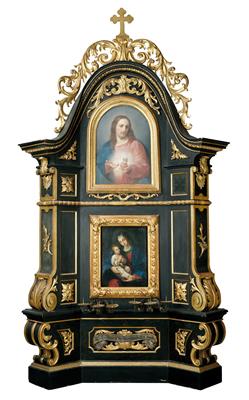 An Altar, - Furniture; Works of Art; Glas and Porcelain