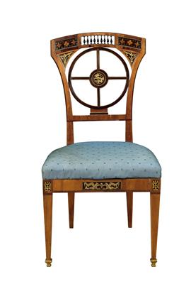 Klassizistischer Sessel, - Möbel; Antiquitäten und Metallarbeiten; Glas und Porzellan