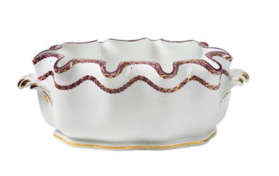 An Oval Glass Cooler, Vienna, - Furniture; Works of Art; Glas and Porcelain