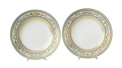 A Pair of Neo-Classical Plates, Vienna, - Mobili e Antiquariato