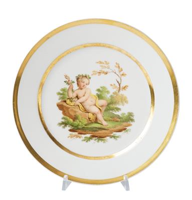 A Plate from Paris, - Furniture; Works of Art; Glas and Porcelain