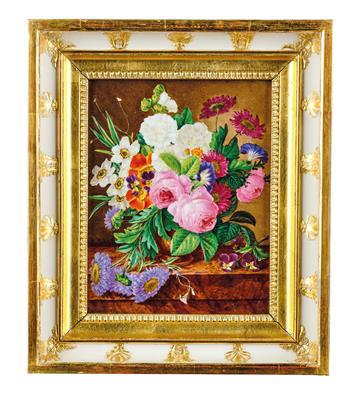 A Porcelain Painting “Floral Still Life”, Vienna, - Starožitnosti