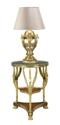 A Small Round Side Table from France, - Furniture; Works of Art; Glas and Porcelain