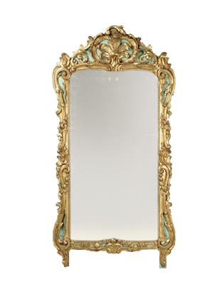A Salon Mirror, - Furniture; Works of Art; Glas and Porcelain