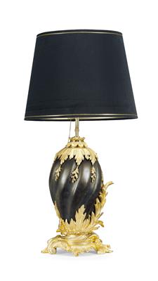 An Unusual Table Lamp, - Furniture; Works of Art; Glas and Porcelain