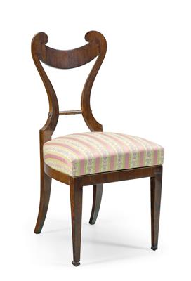 Ausgefallenes Modell eines Biedermeier Sessels, - Antiquitäten & Möbel