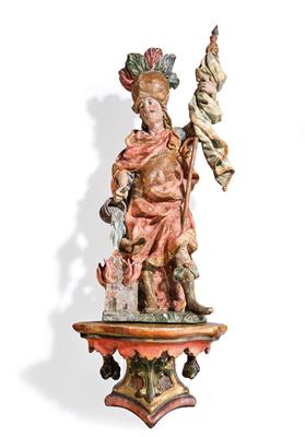 A Baroque Saint Florian, - Antiques & Furniture