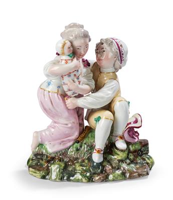 The Happy Family, Höchst c. 1780, (from a Viennese Collection) - Anitiquariato e mobili
