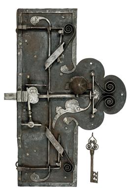 A Large Renaissance Door Lock, - Starožitnosti a nábytek