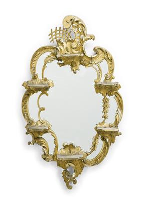 A Historicist Salon Mirror in Rococo Style, (from a Viennese Collection) - Anitiquariato e mobili