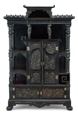 A Salon Cabinet in Asian Style, - Antiques & Furniture