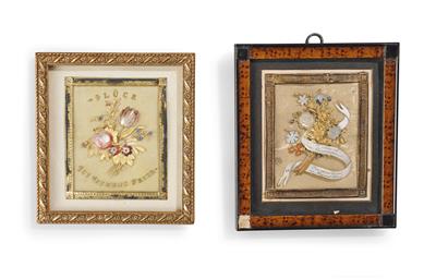 Joseph Endletsberger (Vienna 1779 - 1856), Two Biedermeier Greeting Cards, (from a Viennese Collection) - Antiques & Furniture