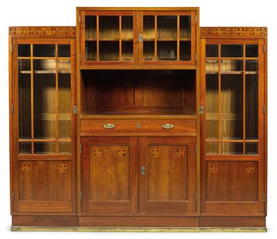 Jugendstil Bücherschrank, - Antiquitäten & Möbel