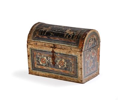 A Small Bismuth Arched Lid Chest, - Antiques & Furniture