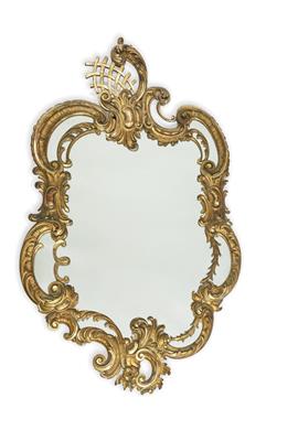 A Neo-Rococo Wall Mirror, - Antiques & Furniture