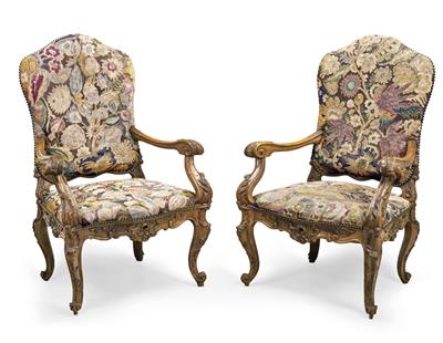 A Pair of Armchairs in Baroque Style, - Antiques & Furniture