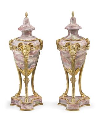 A Pair of Ornamental Vases, - Antiques & Furniture