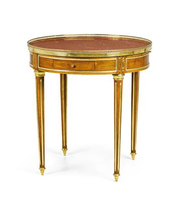 A Round Salon Table (‘Bouillotte’) in Louis XVI Style, - Starožitnosti a nábytek