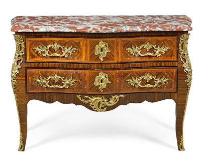 A Salon Chest of Drawers in Louis XV Style, - Antiques & Furniture