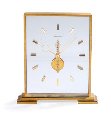 A Table Clock “Jaeger LeCoultre” in a Box, - Antiques & Furniture