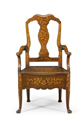 A Toilet Chair, - Antiques & Furniture
