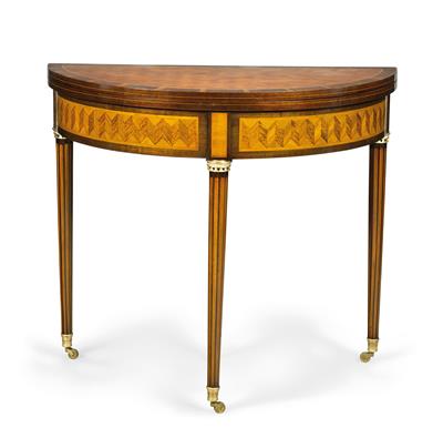 A Games Table in Louis XVI Style, - Anitiquariato e mobili
