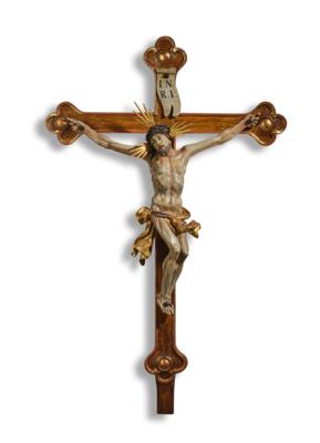 A Baroque Figure of Christ, - Nábytek, starožitnosti, sklo a porcelán