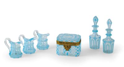 A Biedermeier Set, 6 Elements, - Nábytek, starožitnosti, sklo a porcelán