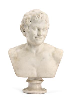 A Bust of a Satyr, - Nábytek, starožitnosti, sklo a porcelán