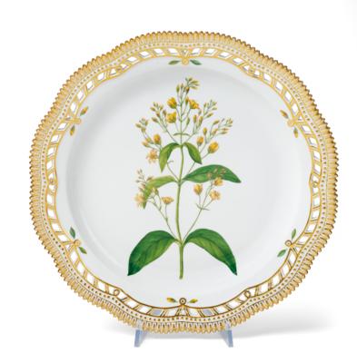 Flora Danica Tray “Lysimachia vulgaris L.”, - Nábytek, starožitnosti, sklo a porcelán