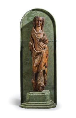 A Gothic Madonna and Child, - Mobili e anitiquariato, vetri e porcellane