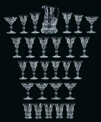 A Set of Glasses by Moser, from the “DIPLOMAT” Series, - Nábytek, starožitnosti, sklo a porcelán