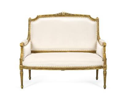 A Neo-Classical Settee, - Nábytek, starožitnosti, sklo a porcelán