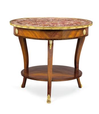 A Round Salon Table, - Furniture, Works of Art, Glass & Porcelain