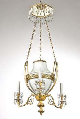 A Rare Empire Lamp, - Furniture, Works of Art, Glass & Porcelain