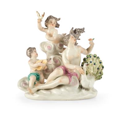 An Allegory of Air, Meissen c. 1760, - Furniture; works of art; glass and porcelain