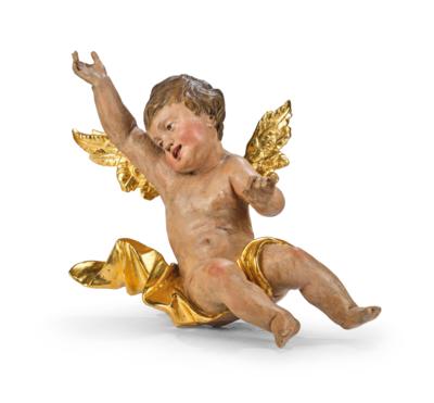 Barocker Engel, - Möbel; Antiquitäten; Glas und Porzellan